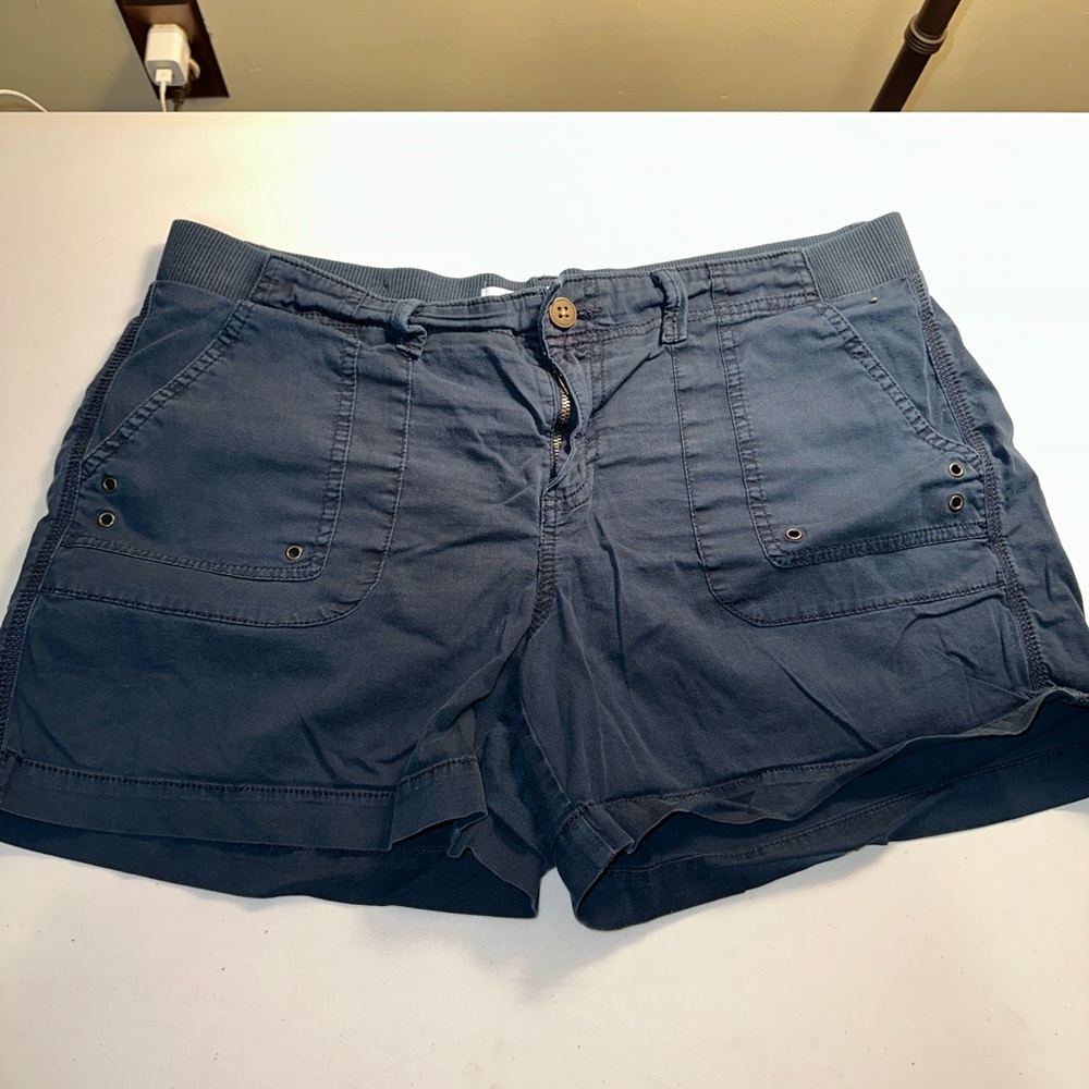 Women's Blue Casual Shorts